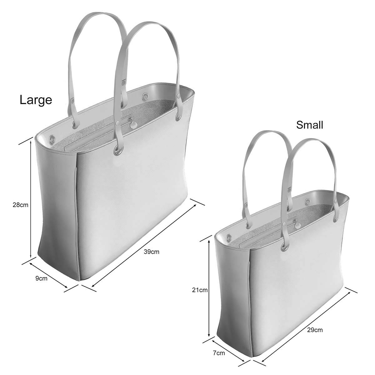 Leather Box-Tote Handbag