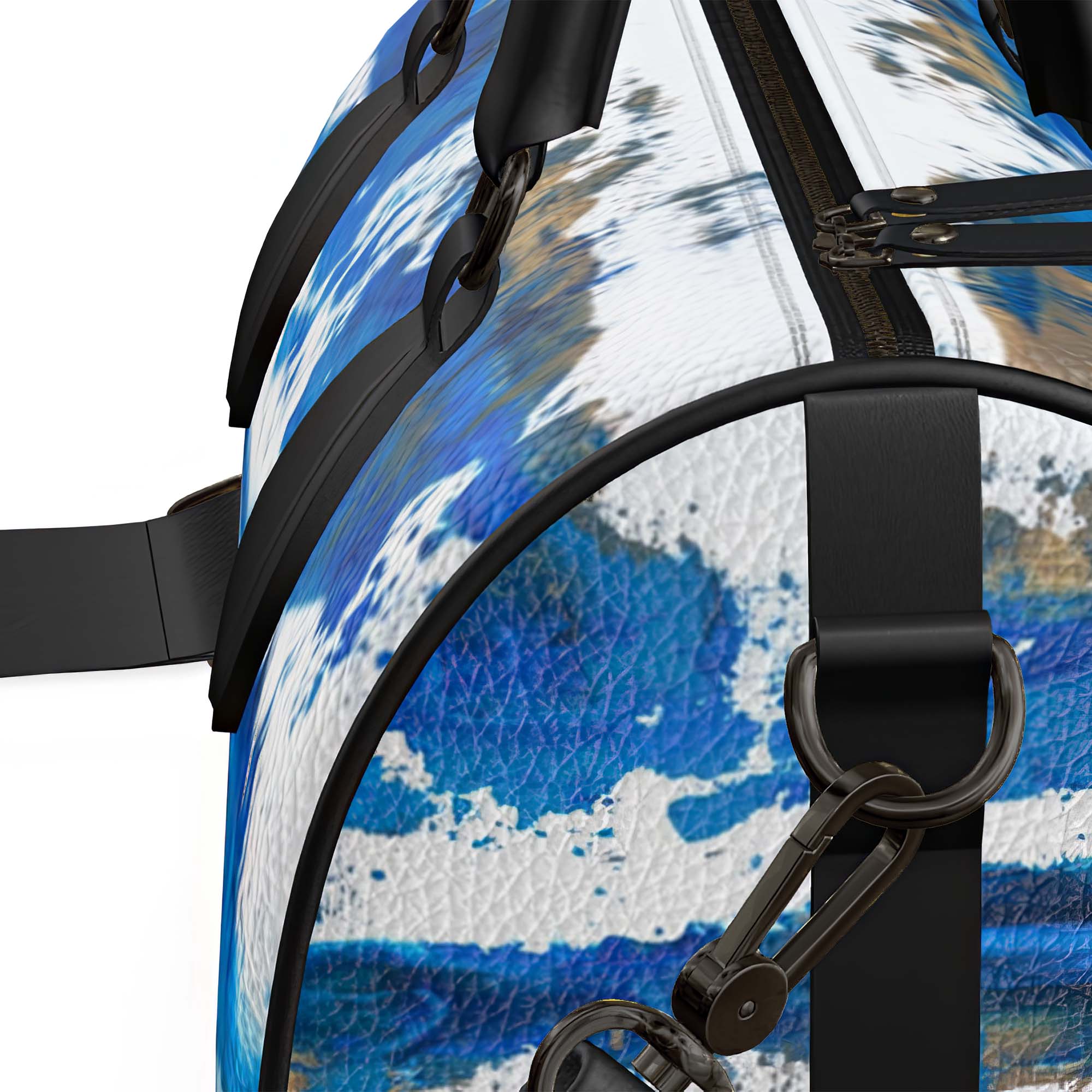 Leather Boston Handbag