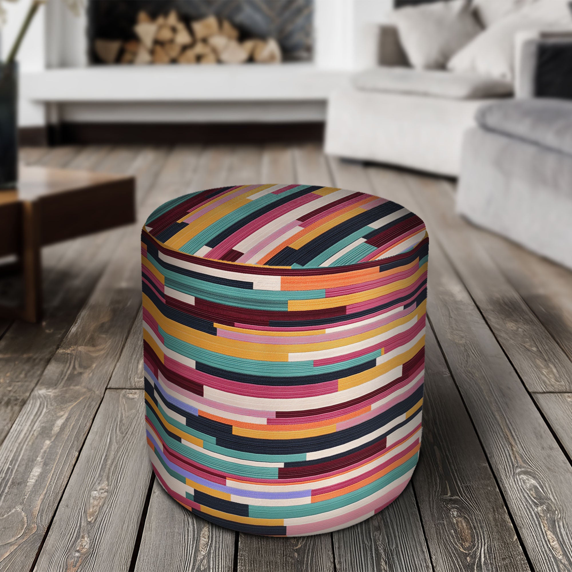 Round Pouffe